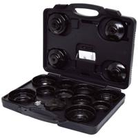 KS Tools NEW-49386 3/8 oliefiltersleutelset, 16-delig