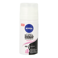 Nivea Deodorant spray black & white invisible mini 35 Milliliter