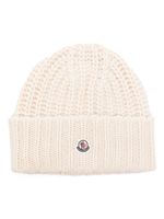 Moncler bonnet à patch logo - Tons neutres - thumbnail