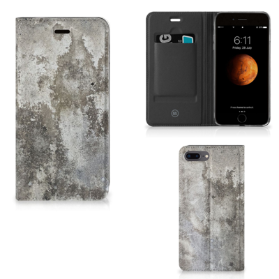Apple iPhone 7 Plus | 8 Plus | Standcase | Beton Print
