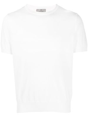 Canali t-shirt en maille - Blanc