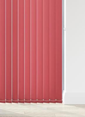 Verticale lamellen - Splash rood