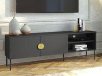 Tv-meubel MONDIE 160 cm 2 deuren grafiet