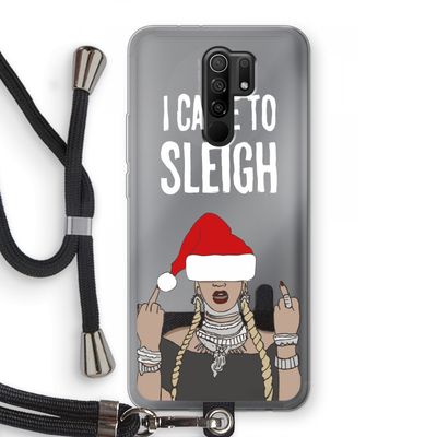 Came To Sleigh: Xiaomi Redmi 9 Transparant Hoesje met koord
