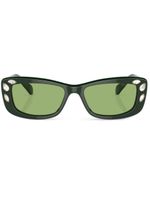 Swarovski lunettes de soleil rectangulaires - Vert