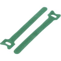 TRU COMPONENTS TC-MGT-135GN203 Klittenband kabelbinder Om te bundelen Haak- en lusdeel (l x b) 135 mm x 12 mm Groen 1 stuk(s)