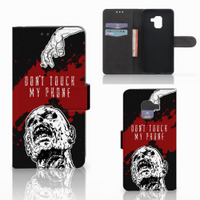 Samsung Galaxy A8 2018 Portemonnee Hoesje Zombie Blood - thumbnail