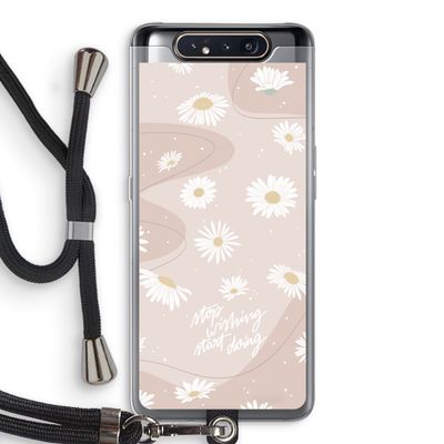 Daydreaming becomes reality: Samsung Galaxy A80 Transparant Hoesje met koord