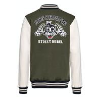 King Kerosin Street Rebel Jacket Oil Green-XXL