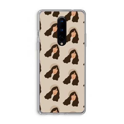 Bonjour mon amour: OnePlus 8 Transparant Hoesje