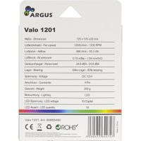 Inter-Tech Argus Valo 1201 RGB PC-ventilator Zwart (b x h x d) 120 x 120 x 25 mm Incl. LED-verlichting - thumbnail