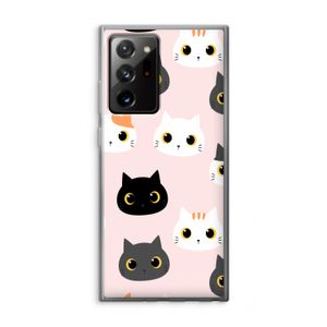 Katten: Samsung Galaxy Note 20 Ultra / Note 20 Ultra 5G Transparant Hoesje