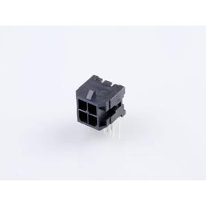 Molex 430450423 Male header, inbouw (standaard) Totaal aantal polen: 4 Rastermaat: 3 mm Inhoud: 1 stuk(s) Tray