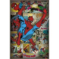 Marvel poster retro Spiderman 61 x 91,5 cm - thumbnail