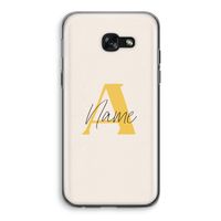Amber Script: Samsung Galaxy A5 (2017) Transparant Hoesje