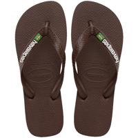 Havaianas Brasil logo dark brown Bruin maat 4344