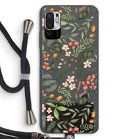 Sweet little flowers: Xiaomi Redmi Note 10 5G Transparant Hoesje met koord