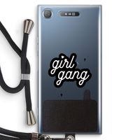 Girl Gang: Sony Xperia XZ1 Transparant Hoesje met koord