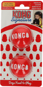KONG Signature Balls 2-pk Sm