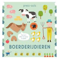 Rebo Publishers Kartonboek press-outs - boerderijdieren