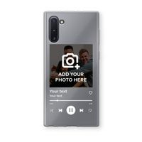 Music Player: Samsung Galaxy Note 10 Transparant Hoesje