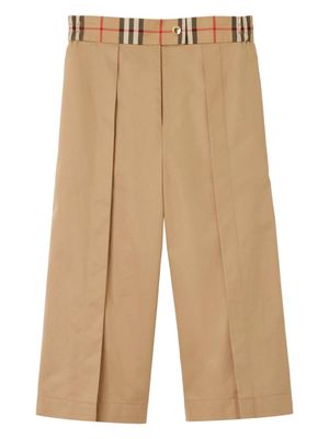 Burberry Kids pantalon à carreaux - Tons neutres