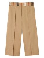 Burberry Kids pantalon à carreaux - Tons neutres