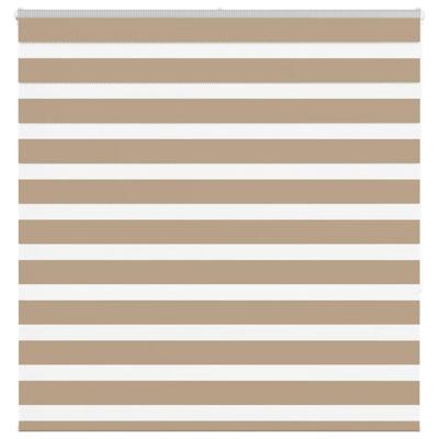 Zebra Blind 145x150 cm stofbreedte 140,9 cm polyester zandbruin