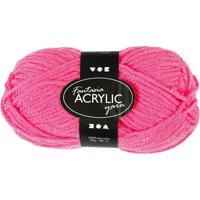 Creativ Company Acrylgaren neon - neon roze, 50gr