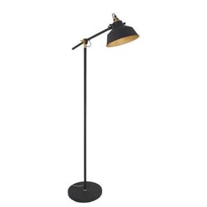 Mexlite Vloerlamp Nove Zwart Goud E27 Fitting 40W max. 1322ZW