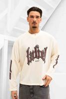 Label Garment Jersey Longsleeve Heren Beige - Maat XL - Kleur: Beige | Soccerfanshop