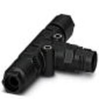 Phoenix Contact 1414713 Ronde connector verdeler Totaal aantal polen: 2 + PE Serie (ronde connectoren): QPD 1 stuk(s)