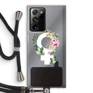 Venus: Samsung Galaxy Note 20 Ultra / Note 20 Ultra 5G Transparant Hoesje met koord