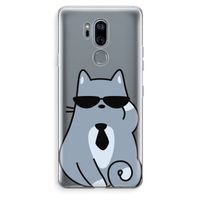 Cool cat: LG G7 Thinq Transparant Hoesje