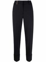 Peserico pantalon de tailleur court - Noir - thumbnail