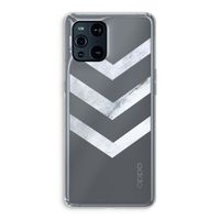 Marmeren pijlen: Oppo Find X3 Transparant Hoesje