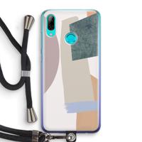 Lindo: Huawei P Smart (2019) Transparant Hoesje met koord