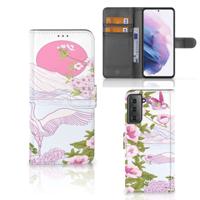 Samsung Galaxy S21 Plus | Telefoonhoesje | Met pasjeshouder | Bird Standing