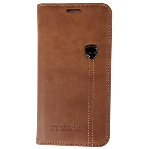 Leren hoesje Galaxy Note 5 lichtbruin