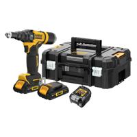 DeWalt DCF403D2GT-QW Accu Klinknagelpistool | 4,8 mm | XR 18V | 2x 2,0Ah Accu's + lader | In koffer - DCF403D2GT-QW
