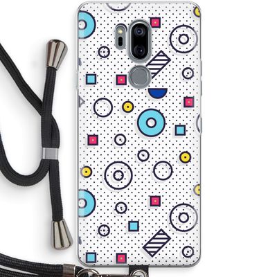 8-bit N°9: LG G7 Thinq Transparant Hoesje met koord