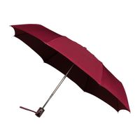 Impliva paraplu miniMAX auto open en close 100 cm bordeaux - thumbnail