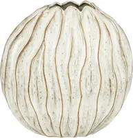 Mica Decorations vaas keramiek jovi 35x17x35cm wit