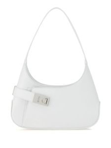 Ferragamo sac porté épaule Hobo médium en cuir - Blanc