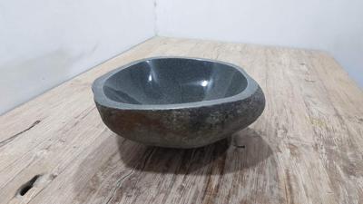Rivierstenen waskom RS250303, 39x35x15 cm