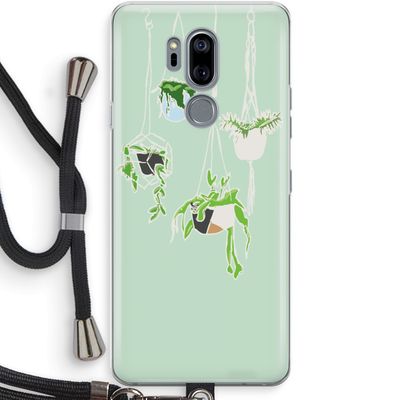 Hang In There: LG G7 Thinq Transparant Hoesje met koord