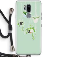 Hang In There: LG G7 Thinq Transparant Hoesje met koord