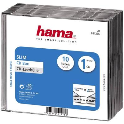 Hama 00051275 Transparant, Zwart 10 stuk(s)