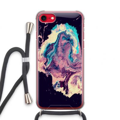 Cosmic Silence: iPhone SE 2020 Transparant Hoesje met koord