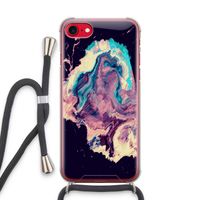 Cosmic Silence: iPhone SE 2020 Transparant Hoesje met koord
